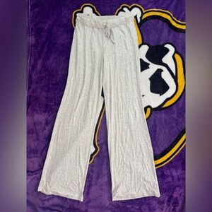 Gray Women's Wide Leg Lounge Pants